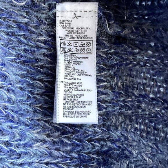 FOREVER 21 COLOR BLOCK SWEATER LIKE NEW - Picture 13 of 16